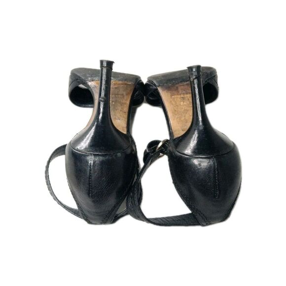 Vintage Dior Horsebit Logo Heeled Sandals Size 36 EU / US 6 - Picture 7 of 12